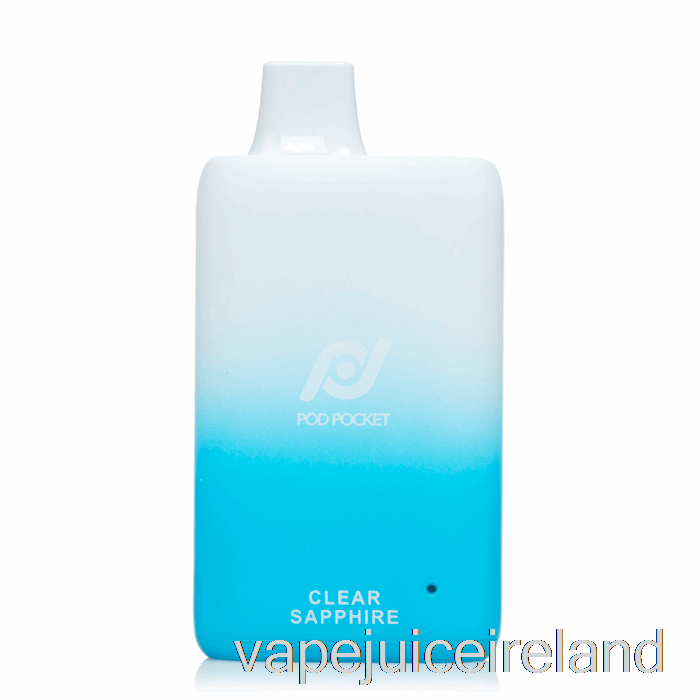 Vape Flavours Pod Pocket 7500 Disposable Clear Sapphire
